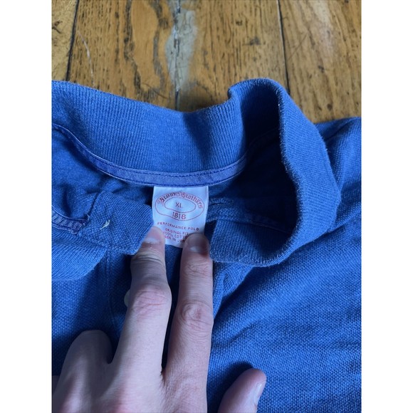 Brooks Brothers XL Long Sleeve Polo Navy Blue - Picture 2 of 6
